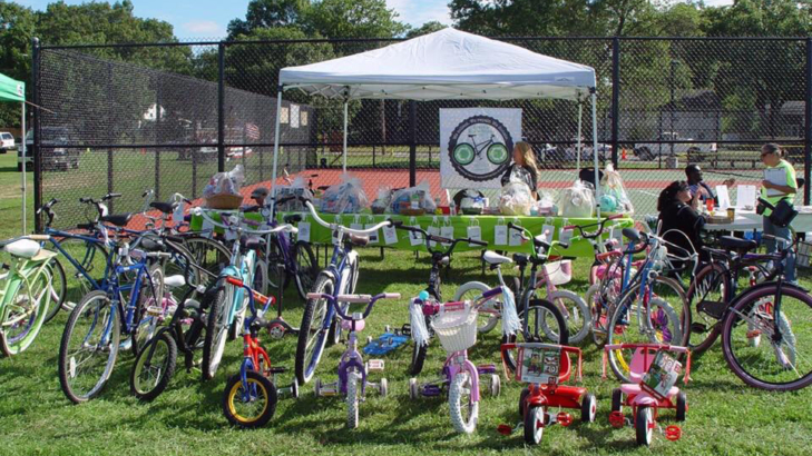 Bretts Bicycle Recycle Booth