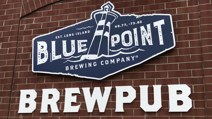 Blue Point Brewpub Sign