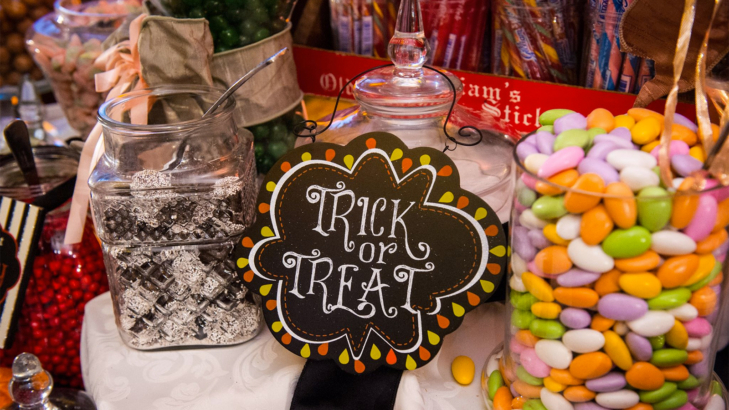 Halloween Candy Display