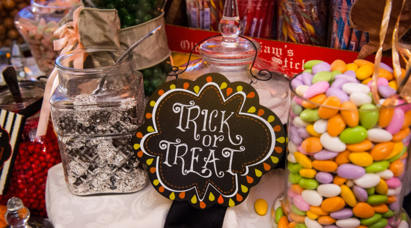 Halloween Candy Display