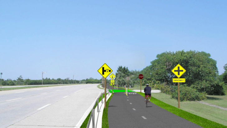 Ocean Parkway Coastal Greenway Rendering