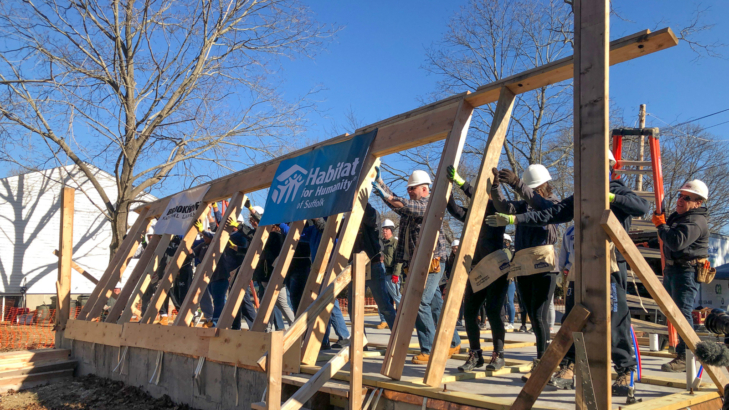 Habitat Humanity Suffolk Wall