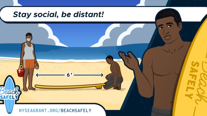 Beach Safely Poster