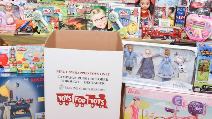 Toys For Tots Pile