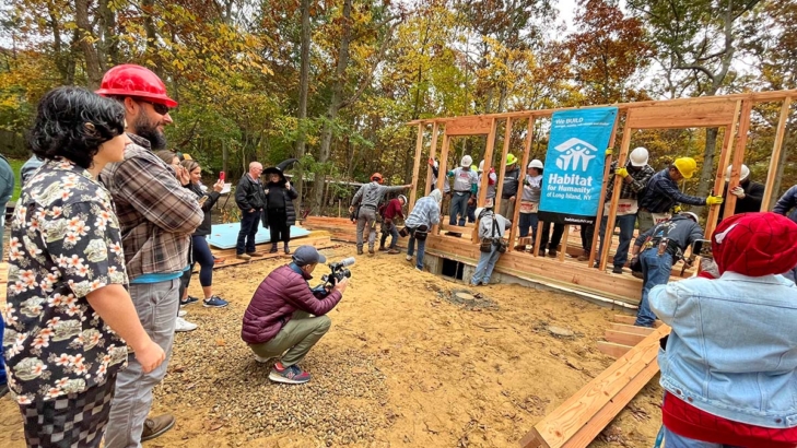 Habitat Wall Raising East Hampton