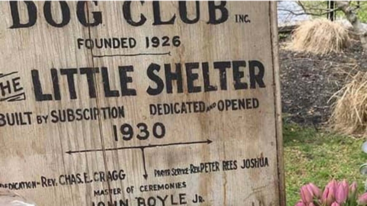 Little Shelter 1926 Sign